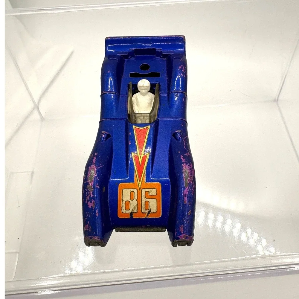 Vintage 1971 Matchbox Superfast Blue Shark No 61 Lesney Made in England Blue